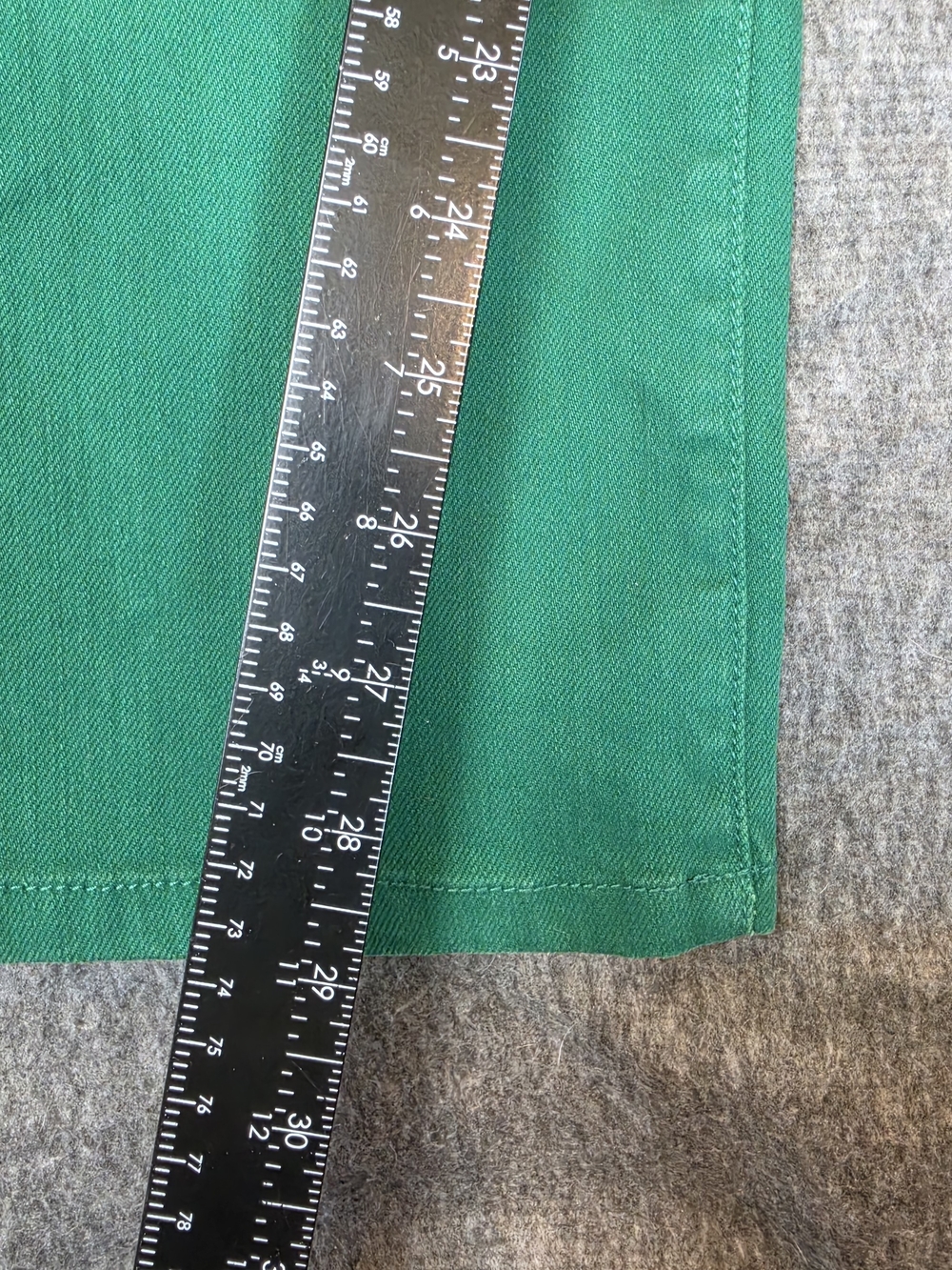 Lauren Ralph Lauren Modern Straight Jeans 10P Green Denim Preppy School Classic - Picture 7 of 11